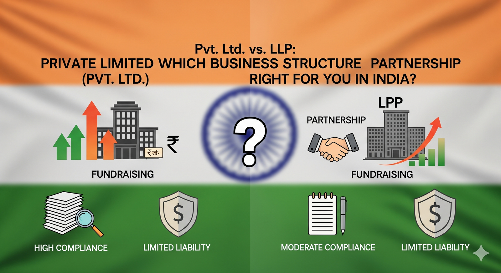 Pvt. Ltd. vs. LLP: Choosing the Right Business Structure in India